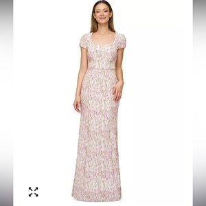 NWT JS Collection Alia Embroidered Sweetheart Mermaid Gown 6